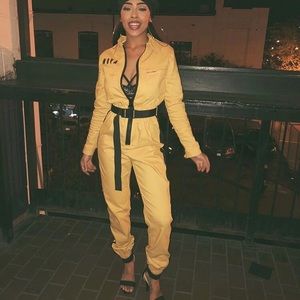 Mustard Jumpsuit (Fashion Nova)